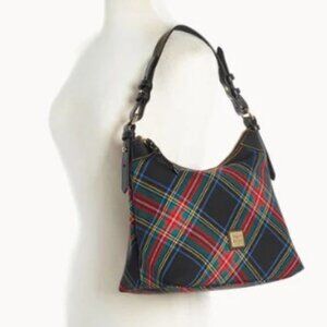 Tartan Large Erica Black NWT Dooney & Bourke